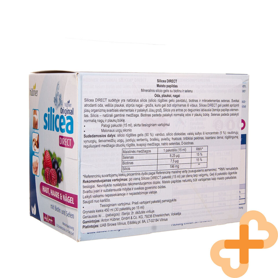 SILICEA DIRECT 15 ml Oral Gel 30 pcs. Drink Liquid Skin Hair Nail Supplem SILICEA buy supplements canada