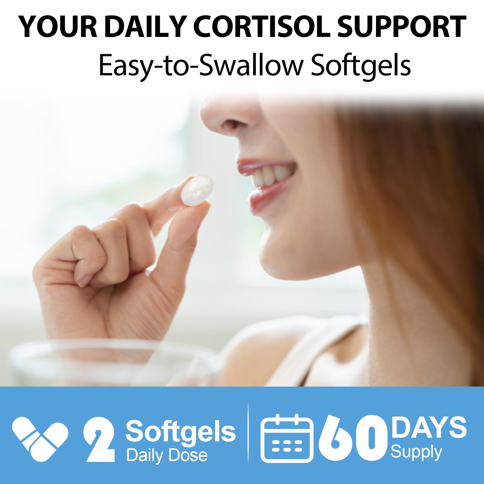 SCOLA Cortisol Supplement for Women and Men with Magnesium, Ashwagandha/L-Theanine, Cortisol Detox Manager, Cortisol Reducer Supports Relaxation & Calm, Mood, Sleep, 120 Count - OzHealthStandard
