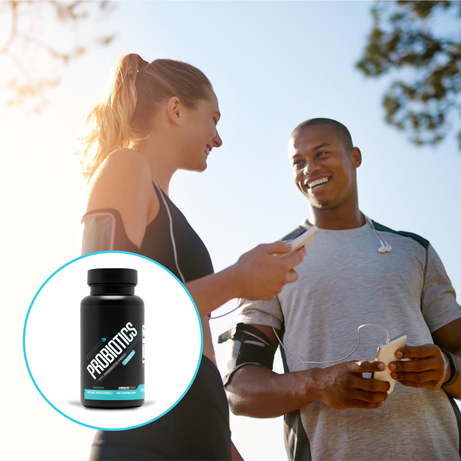 Sculpt Nation by V Shred Premium Probiotics - Digestive & Gut Health Support - Helps with Occasional Constipation, Gas and Bloating - 30-Day Supply - OzHealthStandard