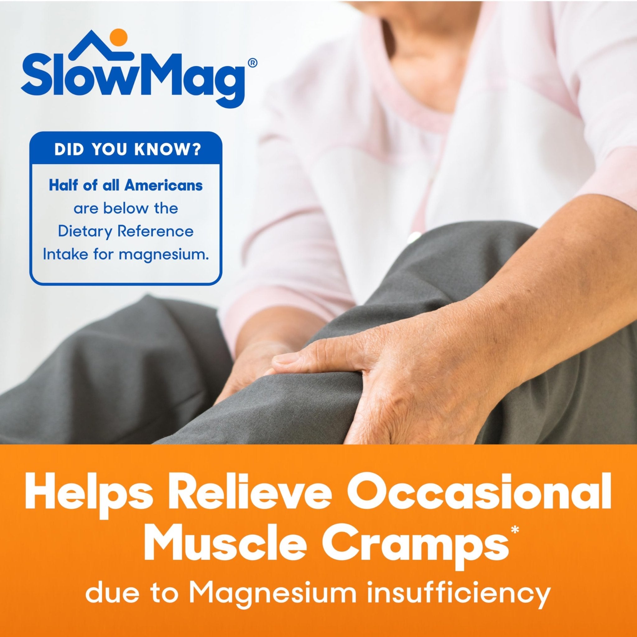 SlowMag Muscle & Heart Magnesium Chloride Supplement with Calcium, 120 Count, Supports Muscle Relaxation, Heart, Nerve & Bone Health, High Absorption - OzHealthStandard
