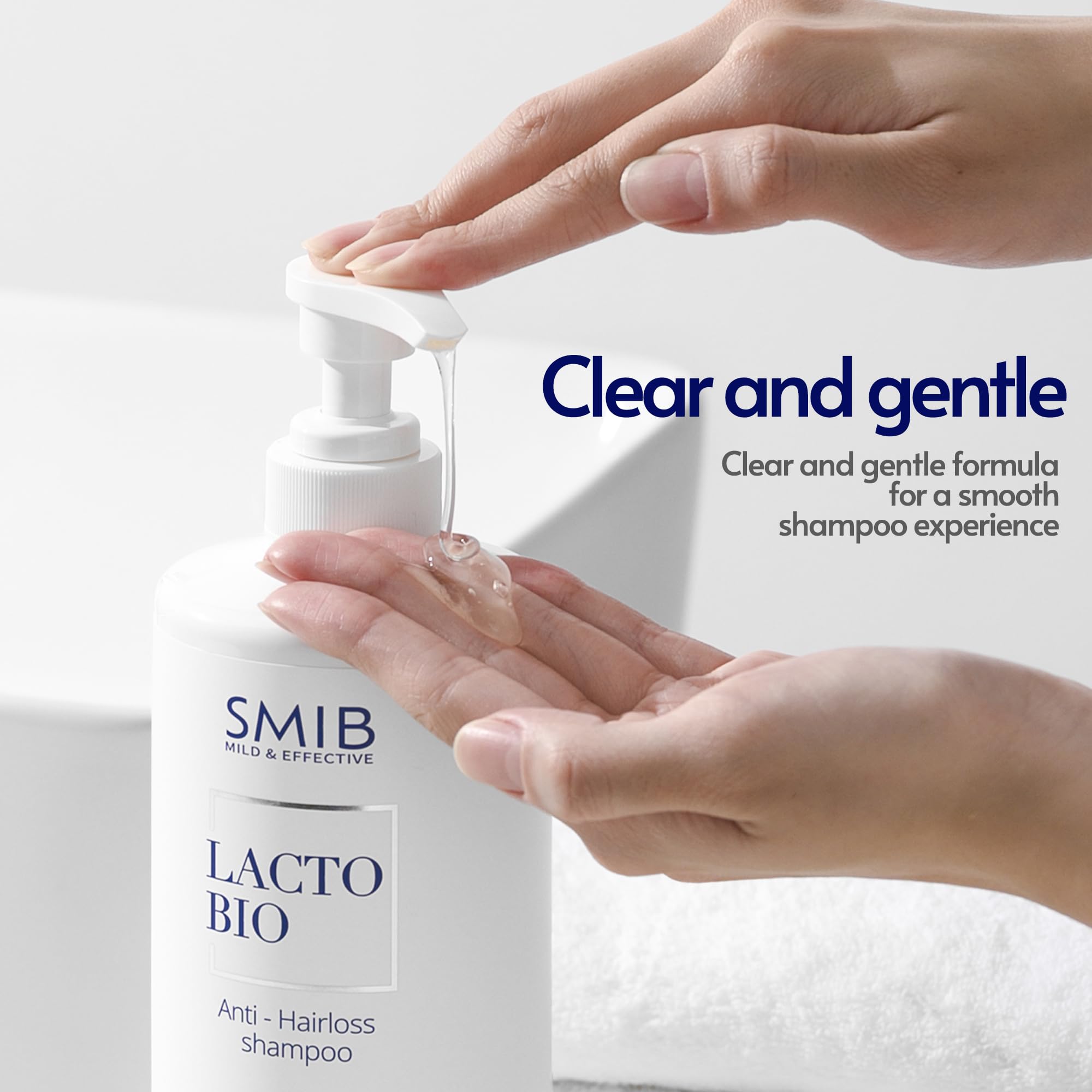 SMIB Lactobio Shampoo – With 100 Billion Postbiotics – For Fuller-Looking Hair and Scalp Care – Korean-Inspired Formula (35.27 oz) - OzHealthStandard