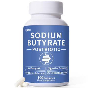 Sodium Butyrate Supplement – Postbiotic for Gut Health, Supports Digestion, IBS, Leaky Gut & Stomach Comfort – Low Odor, Easy to Swallow, No Side Effects – 100 Vegan Capsules - OzHealthStandard