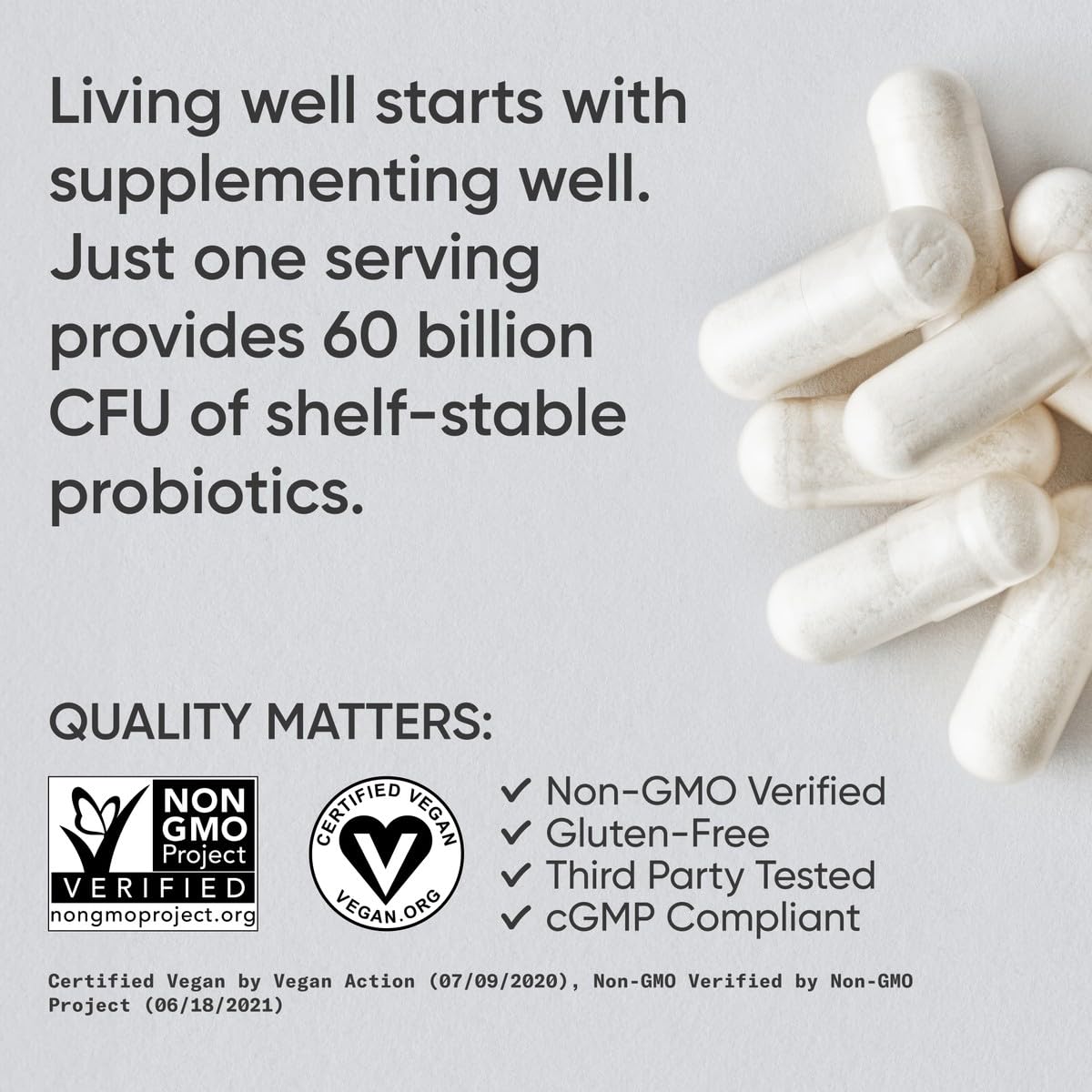 Sports Research Daily Probiotics with Prebiotics, 60 Billion CFU - Vegan Capsules for Gut Health & Digestive Support, Probiotics for Women & Men - OzHealthStandard