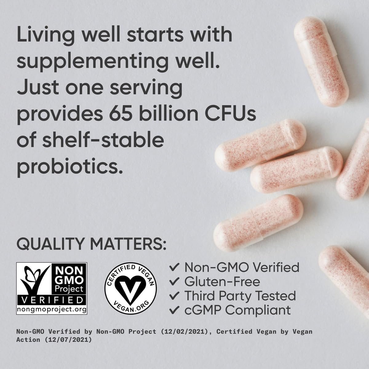 Sports Research Women's Probiotics with Prebiotics, 65 Billion CFU - Vegan Capsules for Gut Health & Digestive Support, Probiotics for Women with Cranberry - Non-GMO Verified & Gluten Free - 30 Count - OzHealthStandard