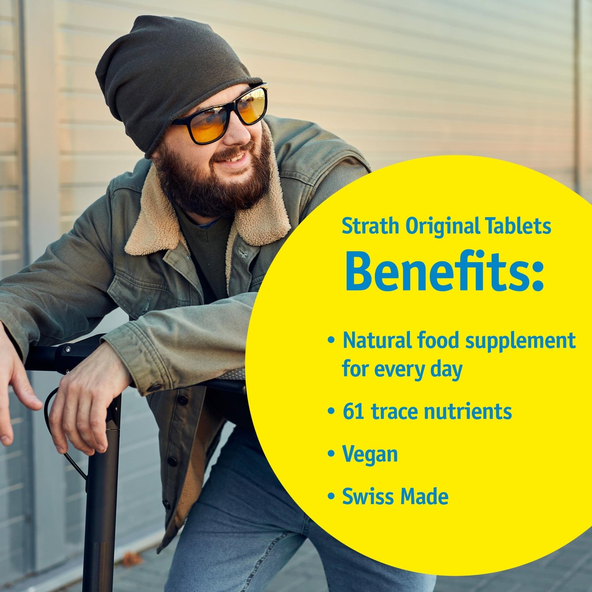 Strath Nutritional Yeast Tablets - Vegetarian, Lactose Free, Artificial Additive Free - Digestive Support, Nutrient Absorption - Unflavored Daily Supplement - Prebiotic and Postbiotic - OzHealthStandard