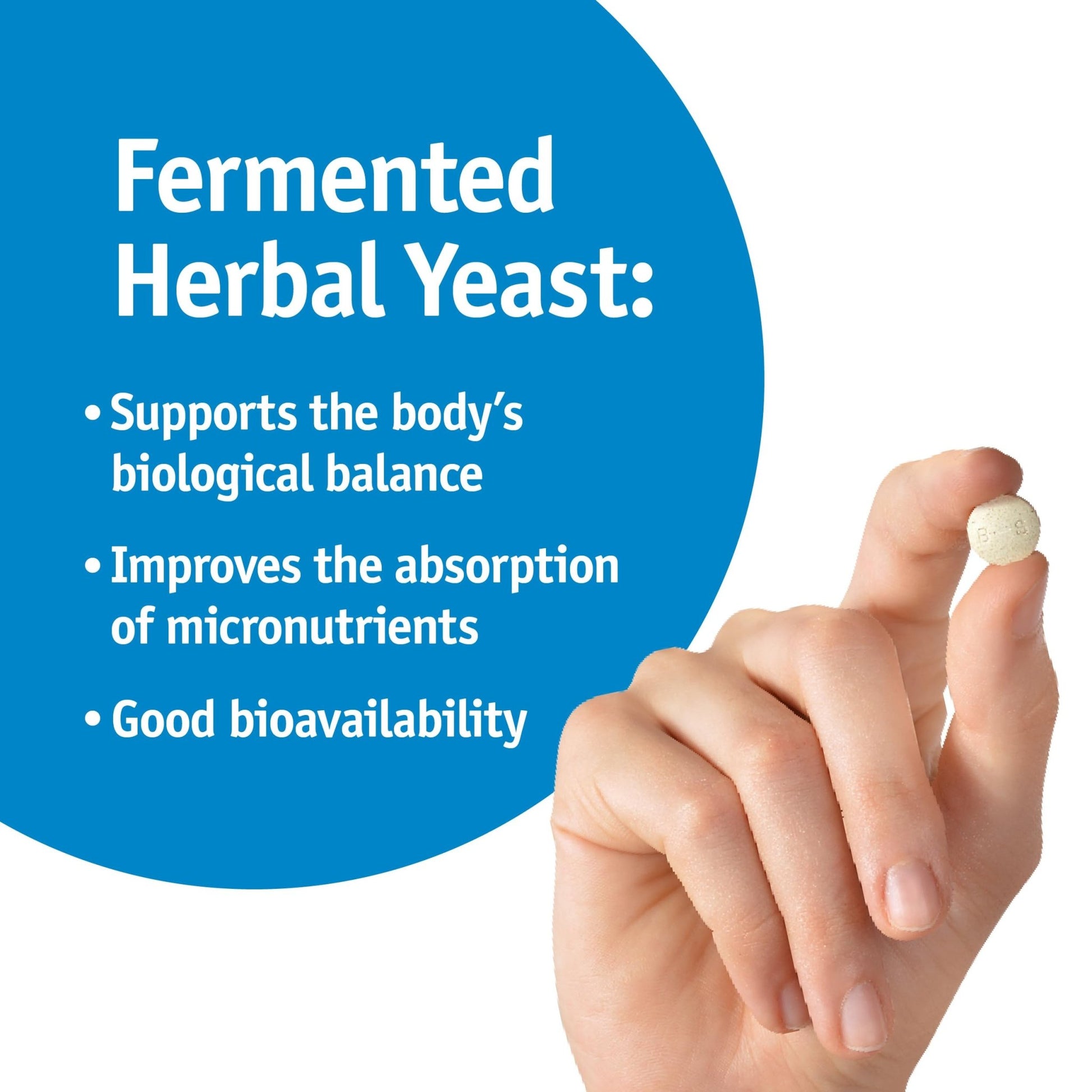 Strath Nutritional Yeast Tablets - Vegetarian, Lactose Free, Artificial Additive Free - Digestive Support, Nutrient Absorption - Unflavored Daily Supplement - Prebiotic and Postbiotic - OzHealthStandard