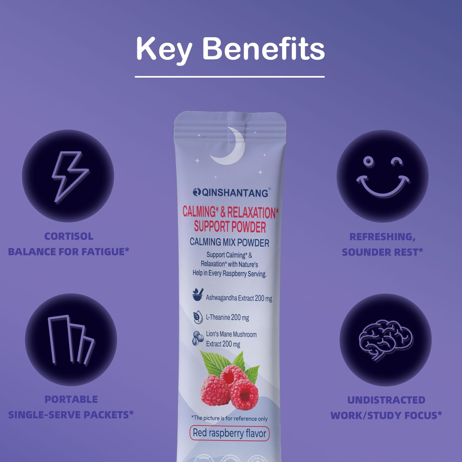 Super Cortisol Drink – Calm Magnesium Powder, L-Theanine, Lion’s Mane & Ashwagandha | Relaxation, Focus & Stress Balance for Women | Sugar-Free, On-The-Go | Red Raspberry Flavor, 25 Servings - OzHealthStandard