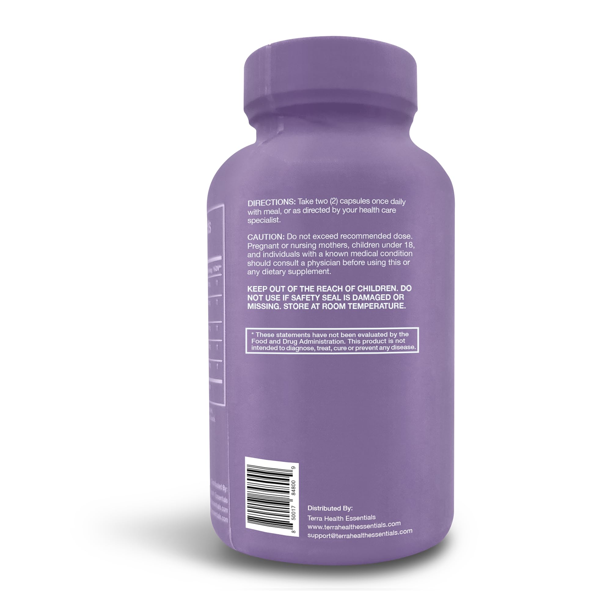 Terra Health Essentials Advanced Probiotics | 50 Billion CFU | Reduce Bloating & Gas, Immune Support | 30-Day Supply (60 Capsules) - OzHealthStandard