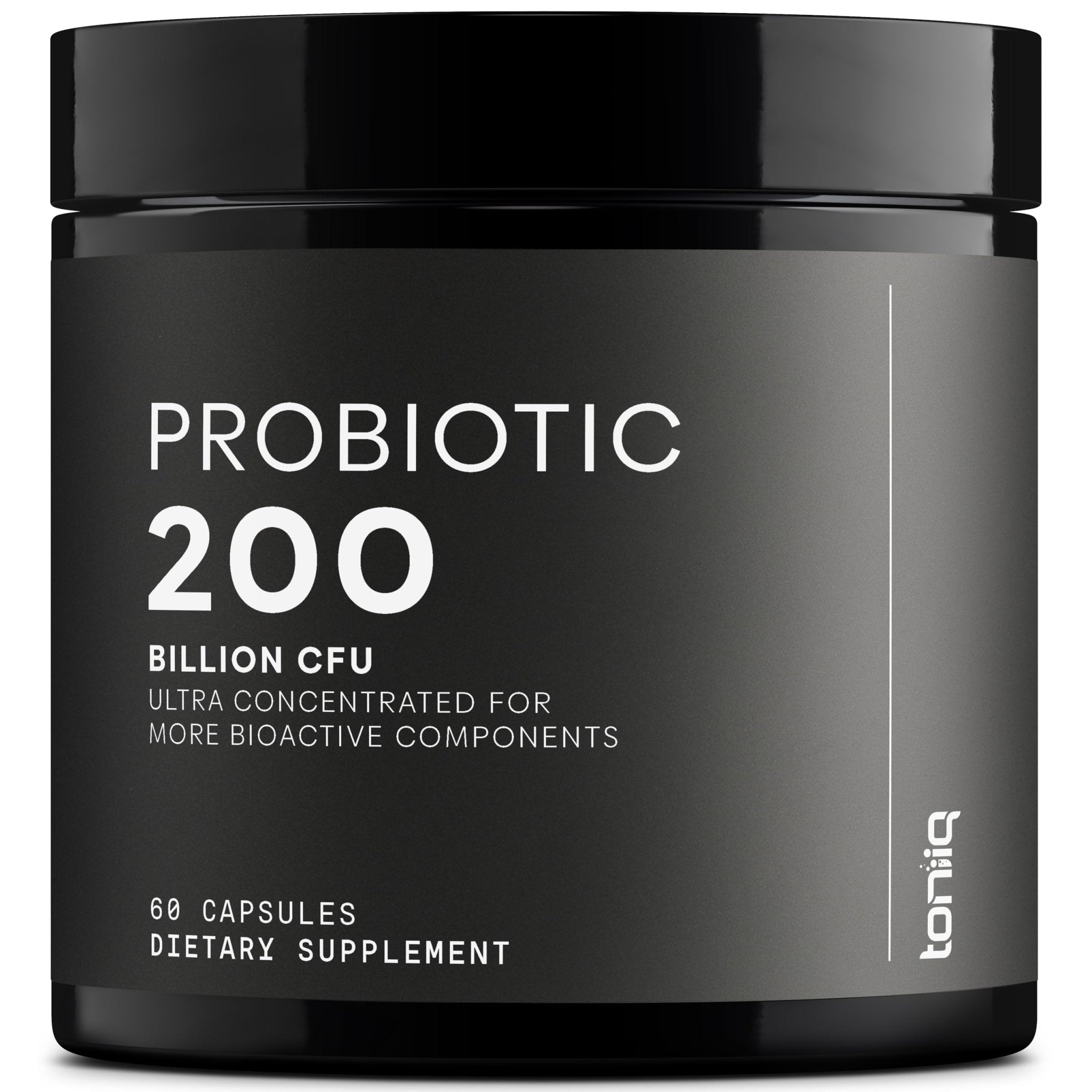 Toniiq 200 Billion CFU Probiotic Supplement 30 Verified Third-Party Tested Strains - Fully Shelf-Stable Probiotics Formula with Prebiotic Blend - Extended Release Capsules - OzHealthStandard