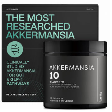 Toniiq Akkermansia Probiotic – 10 Billion TFU – Supports Gut Health & GLP-1 Activity - OzHealthStandard
