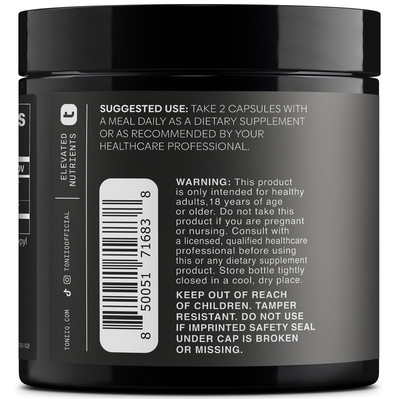 Toniiq Artichoke Extract 15:1 – with 5% Cynarin (60 mg) – 120 Vegan Capsules – Liver & Digestive Support - Lab Tested - Non-GMO - OzHealthStandard