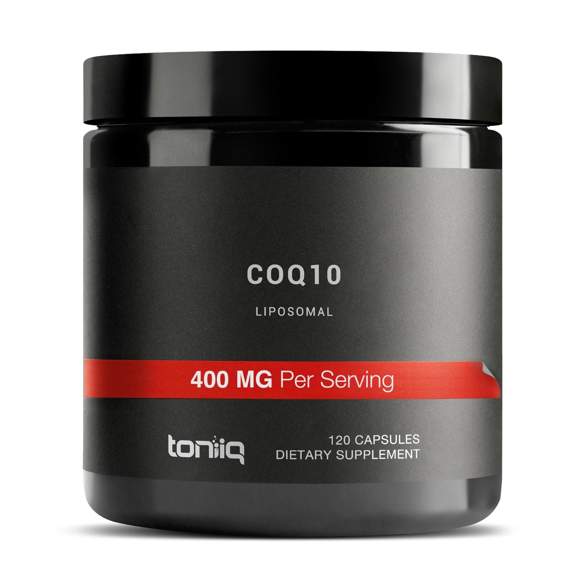 Toniiq CoQ10 400mg Extra Strength - Ultra High Purity - Liposomal for Superior Absorption - 98% Purified - Third-Party Tested, 120 Veggie Capsules - OzHealthStandard