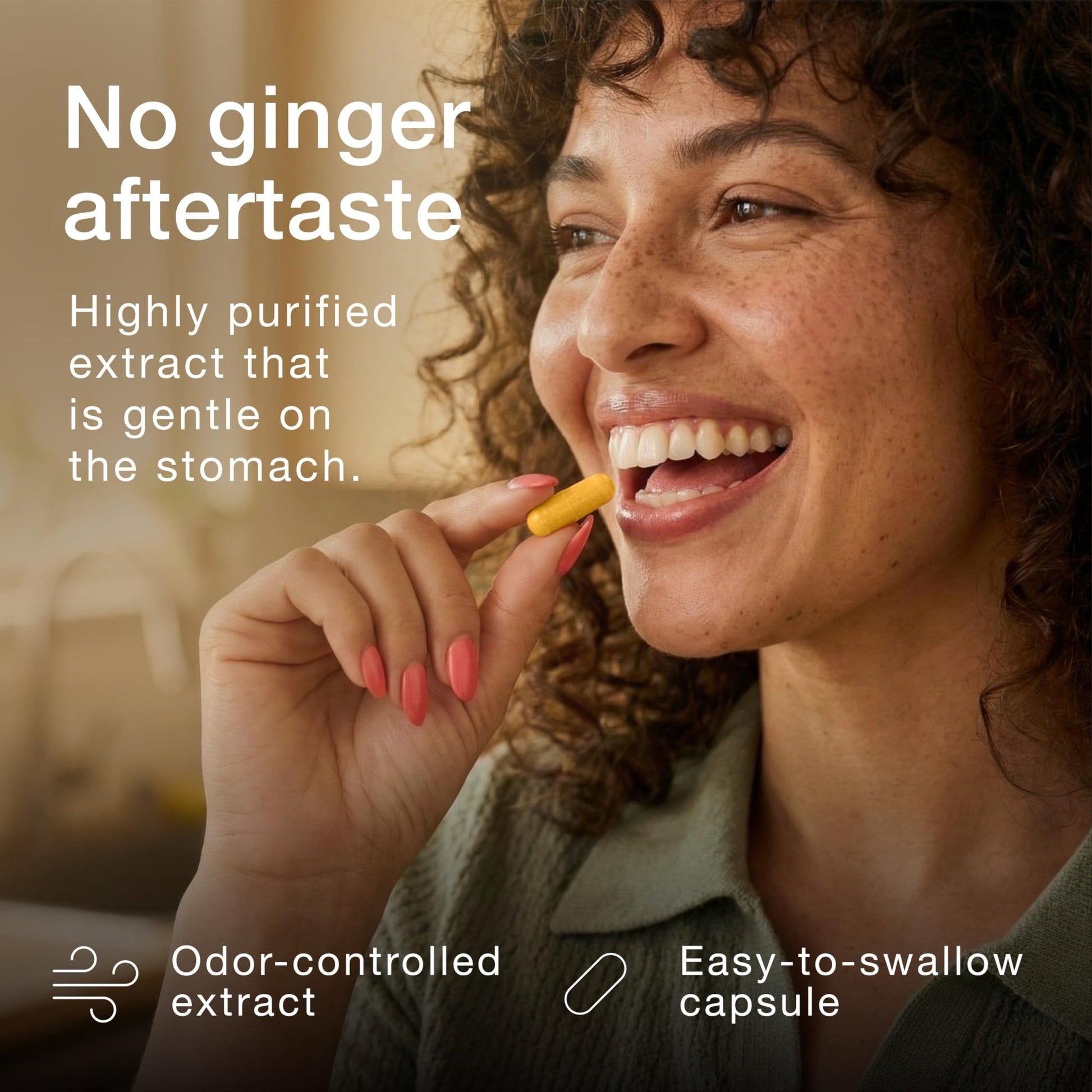 Toniiq Ginger Root Capsules – Ultra High Potency 25:1 Extract with 20% Gingerols – with Curcumin & Black Pepper for Synergy – Lab Tested – 60 Capsules - OzHealthStandard