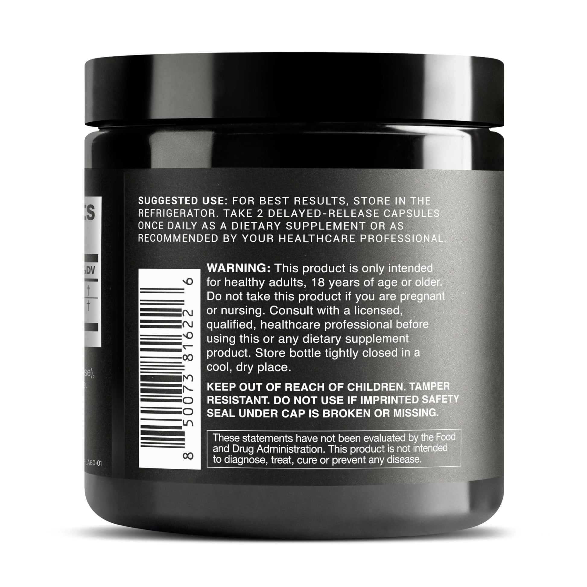 Toniiq Lactobacillus Plantarum – 100 Billion CFU High-Strength Single-Strain Probiotic with FOS – Delayed-Release Veggie Capsules – Third-Party Tested Potency – 60 Capsules - OzHealthStandard