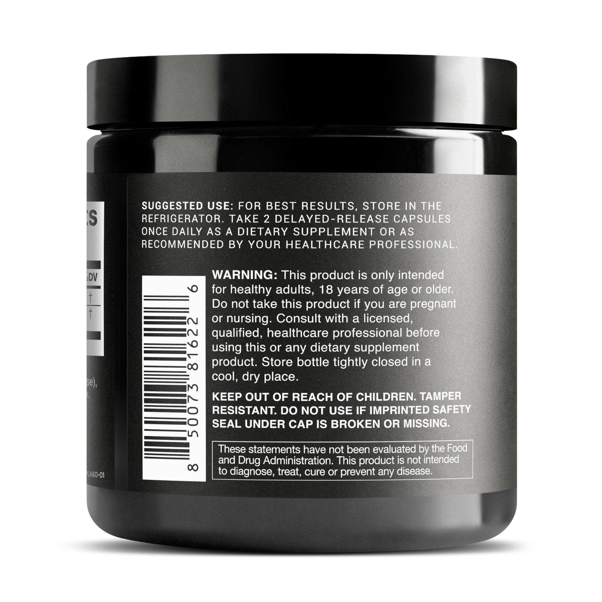 Toniiq Lactobacillus Plantarum – 100 Billion CFU High-Strength Single-Strain Probiotic with FOS – Delayed-Release Veggie Capsules – Third-Party Tested Potency – 60 Capsules - OzHealthStandard