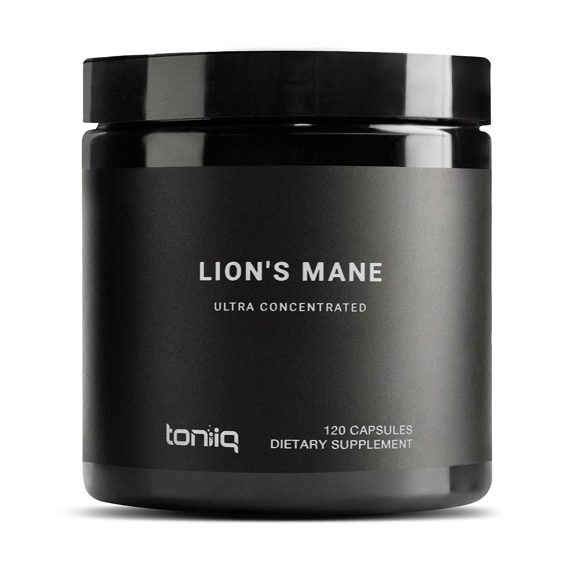 Toniiq Lion’s Mane - Ultra High Potency 10:1 Extract with 30% Polysaccharides - Highly Concentrated & Bioactive - Third-Party Lab Tested - 120 Capsules - OzHealthStandard