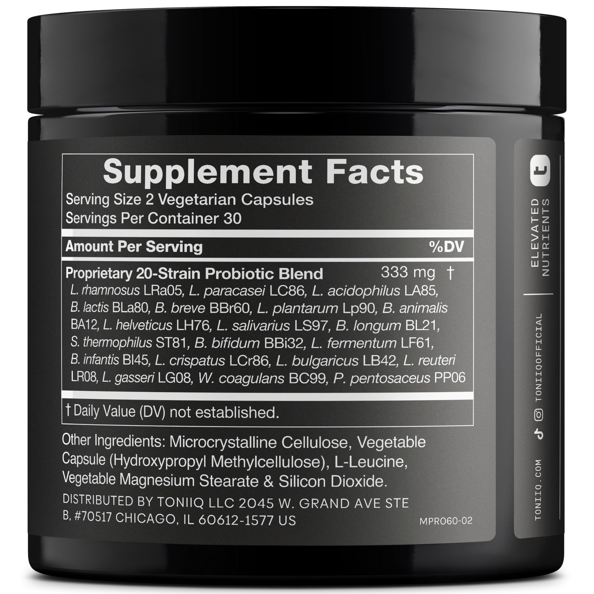 Toniiq Mens Probiotic with 20 Verified Strains – 200 Bilion CFU + 200mg FOS Prebiotic – Mens Probiotics for Gut Health - Cold-Chain & Delayed-Release – Lab-Tested Synbiotic Formula - OzHealthStandard