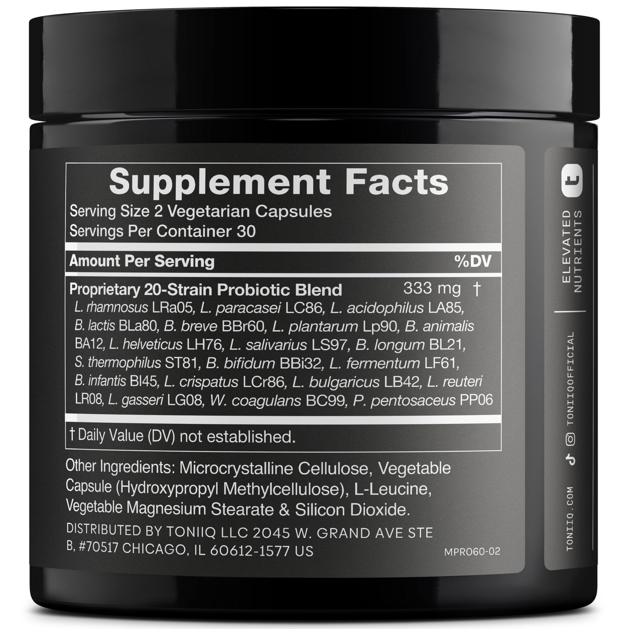 Toniiq Mens Probiotic with 20 Verified Strains – 200 Bilion CFU + 200mg FOS Prebiotic – Mens Probiotics for Gut Health - Cold-Chain & Delayed-Release – Lab-Tested Synbiotic Formula - OzHealthStandard