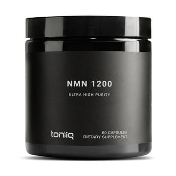 Toniiq NMN Supplement 1200mg - Third Party Tested Stabilized Capsules - 98% Highly Purified for NAD + - 60 Capsules Nicotinamide Mononucleotide Booster Supplement - OzHealthStandard