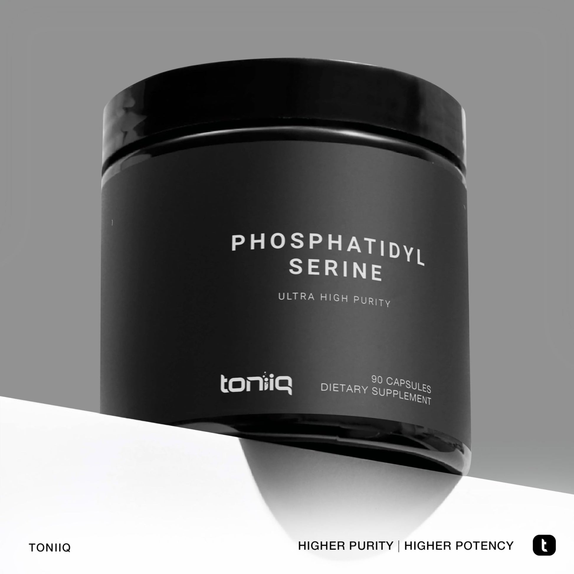 Toniiq Phosphatidylserine - 400mg Formula - World’s First 50% Purity - Highest Purity in the US - Soy Free Phosphatidylserine Supplement - OzHealthStandard