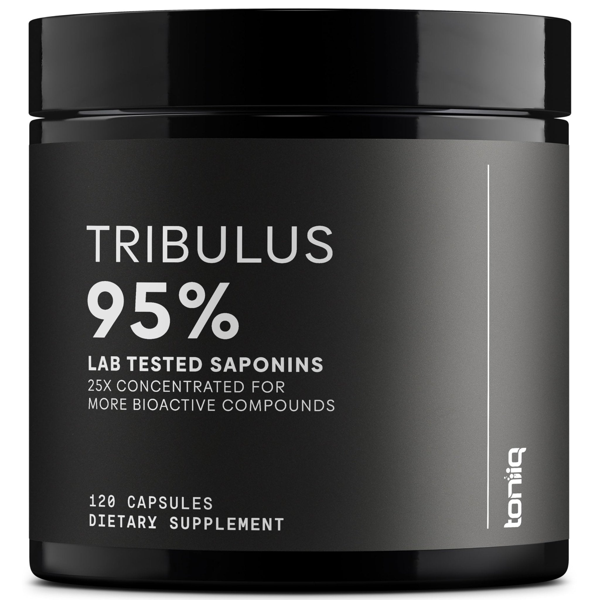 Toniiq Tribulus Terrestris for Men - Ultra High Potency 25:1 Extract with 95% Saponins - 1300mg Pure & Concentrated Formula - Third-Party Lab Tested for Purity & Quality - 120 Capsules - OzHealthStandard