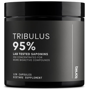 Toniiq Tribulus Terrestris for Men - Ultra High Potency 25:1 Extract with 95% Saponins - 1300mg Pure & Concentrated Formula - Third-Party Lab Tested for Purity & Quality - 120 Capsules - OzHealthStandard
