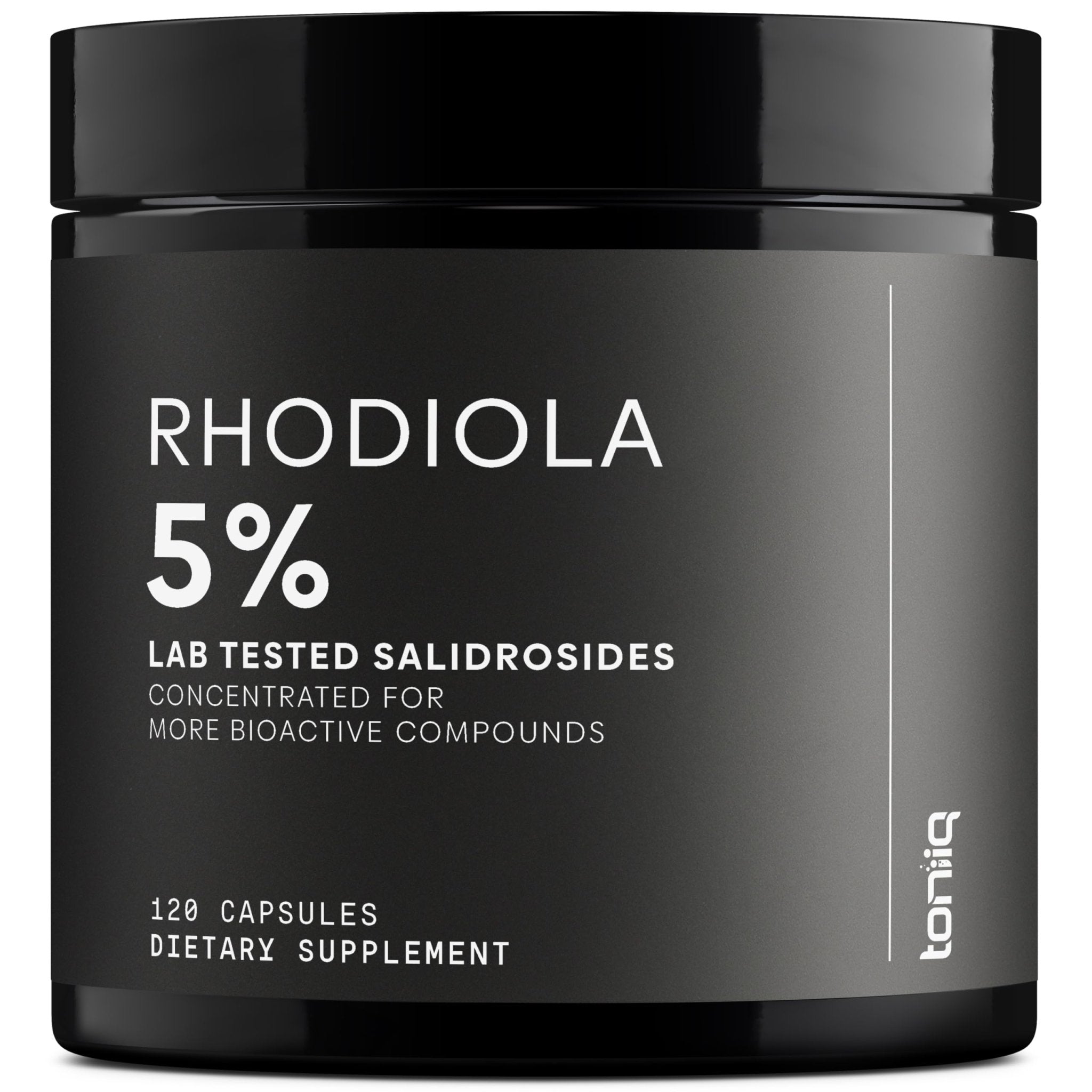 Toniiq Triple-Strength 600mg Rhodiola Rosea - 120 Capsules - 5% Salidroside Concentrated Extract - Highly Purified and Bioavailable - OzHealthStandard