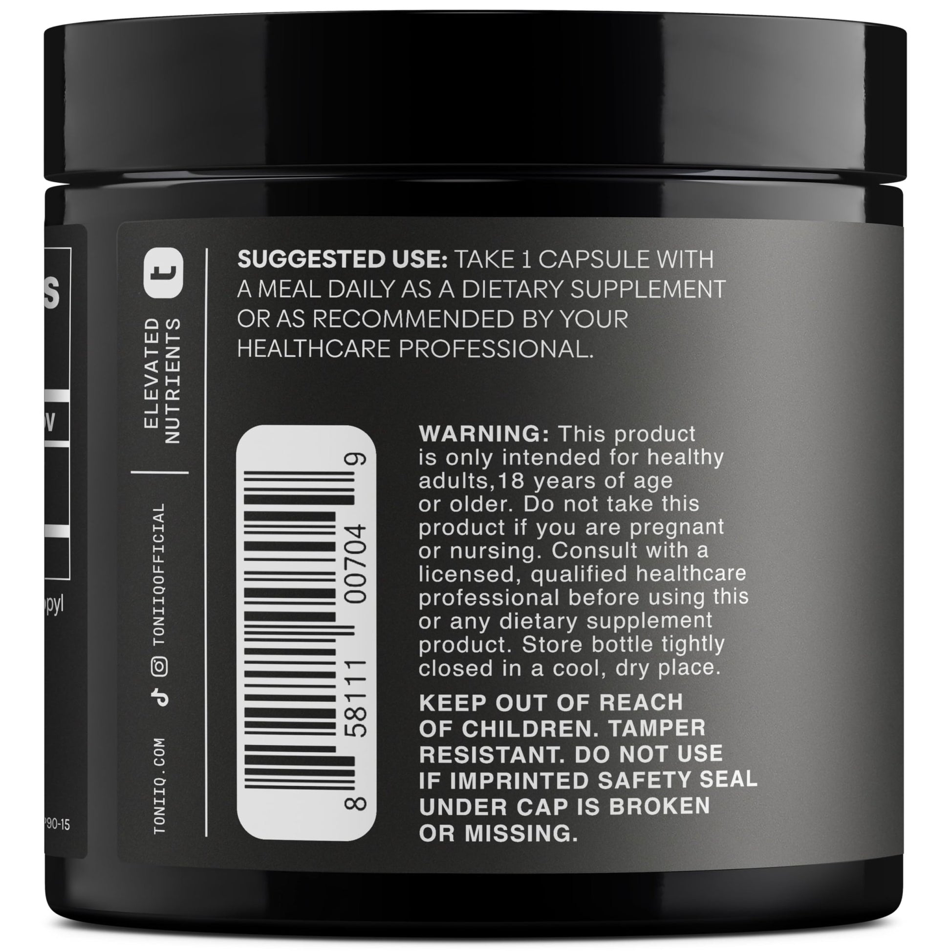 Toniiq Ultra High Strength 5HTP Capsules - 99%+ Highly Purified and Bioavailable - 12:1 Concentrated Extract - 200mg - 90 Veggie Capsules - OzHealthStandard