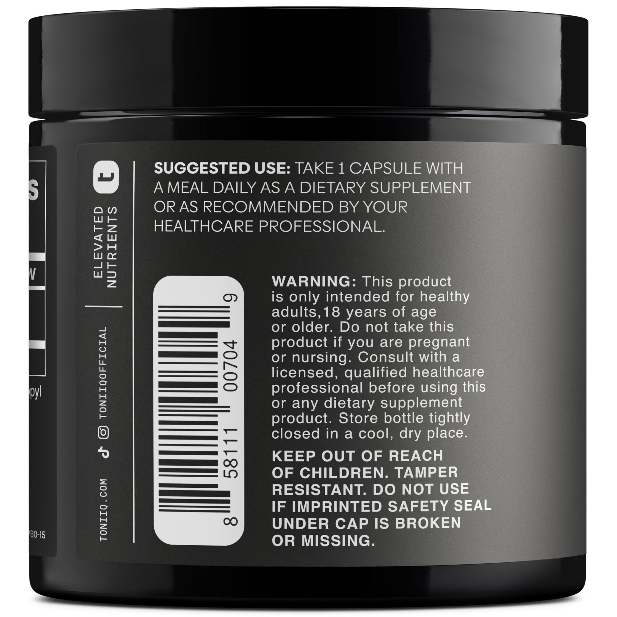 Toniiq Ultra High Strength 5HTP Capsules - 99%+ Highly Purified and Bioavailable - 12:1 Concentrated Extract - 200mg - 90 Veggie Capsules - OzHealthStandard