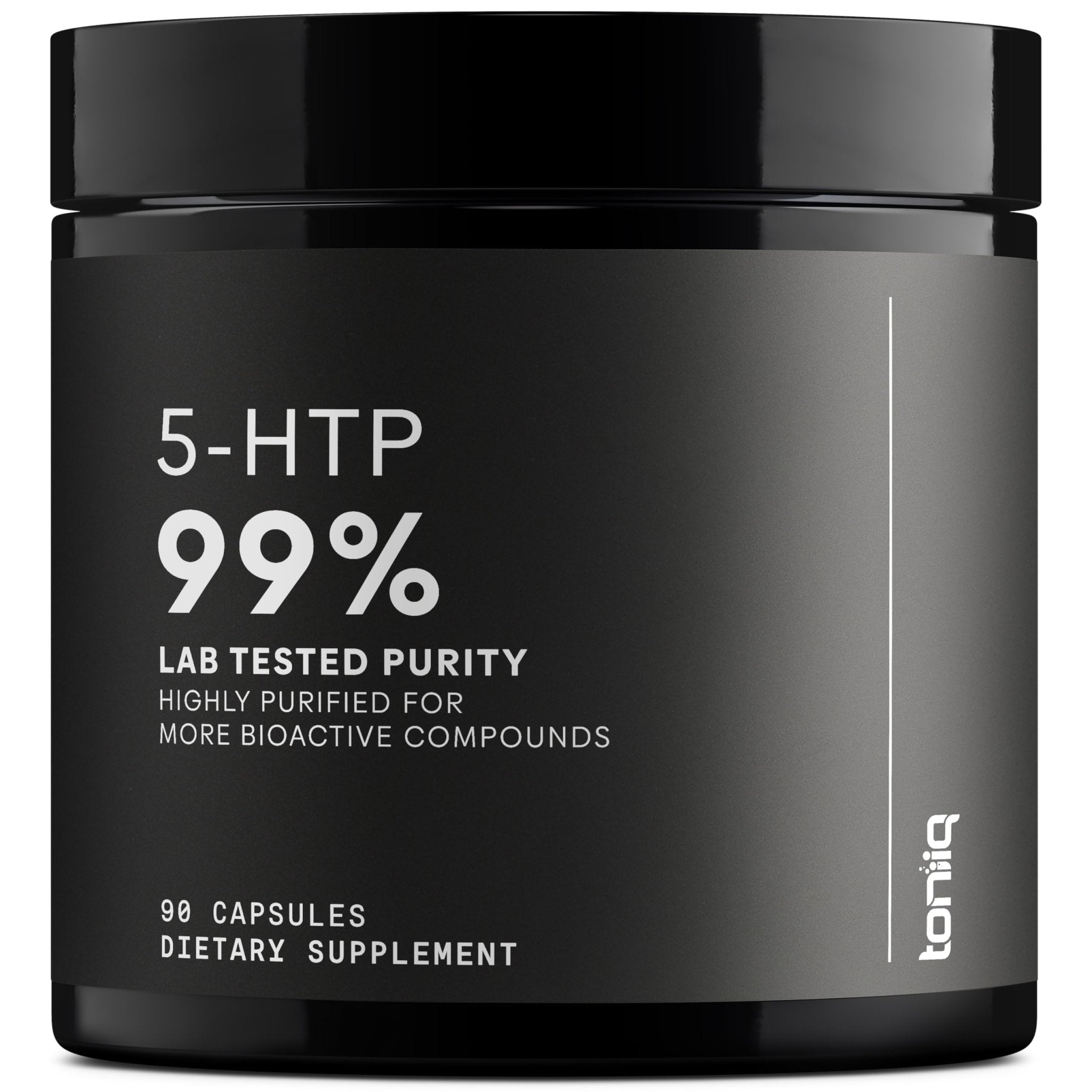 Toniiq Ultra High Strength 5HTP Capsules - 99%+ Highly Purified and Bioavailable - 12:1 Concentrated Extract - 200mg - 90 Veggie Capsules - OzHealthStandard