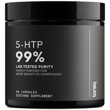 Toniiq Ultra High Strength 5HTP Capsules - 99%+ Highly Purified and Bioavailable - 12:1 Concentrated Extract - 200mg - 90 Veggie Capsules - OzHealthStandard