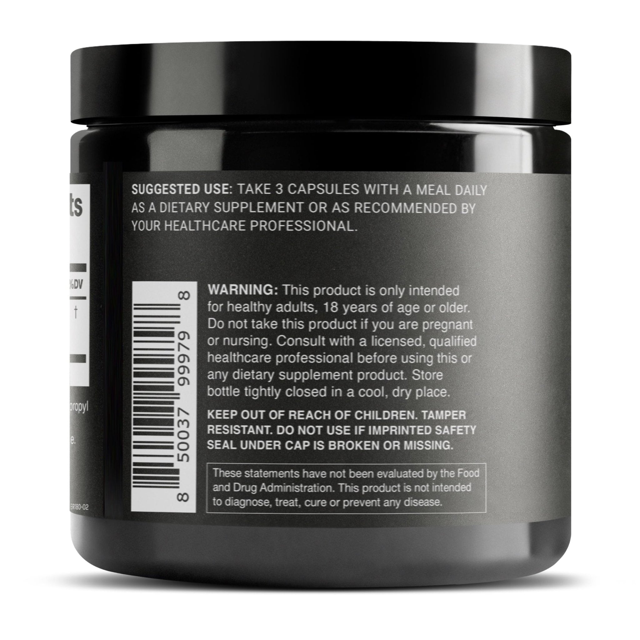 Toniiq Ultra High Strength Berberine HCl from The Himalayas - 100:1 Concentrated Extract - Lab-Tested 97% Berberine HCl - 180 Vegetarian Capsules, 1500 mg per Serving - OzHealthStandard