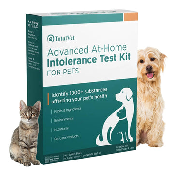 TotalVet Dog Allergy +1000 Food & Nutritional Sensitivity Test, Pet Intolerance Kit at Home — Advanced Complement to DNA Tests for Complete Pet Wellness - OzHealthStandard