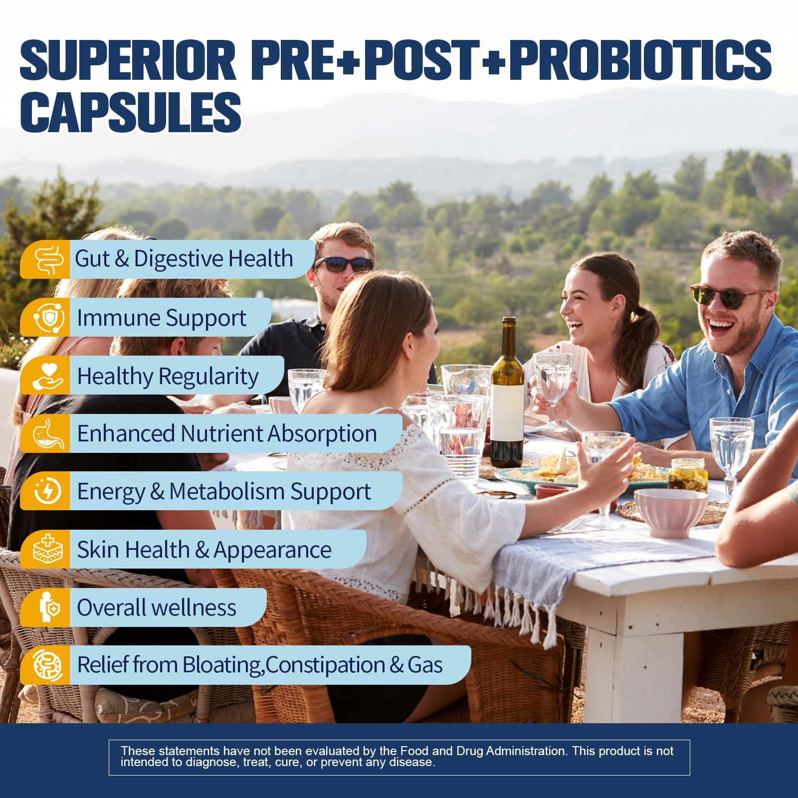 Totaria (2 Packs) 5-in-1 Probiotic Prebiotic & Postbiotic for Women Men, 60 Billion CFU 24 Strains w/Digestive Enzymes, Slippery Elm, Daily Complete Gut Health, Digestive & Immune Support - OzHealthStandard