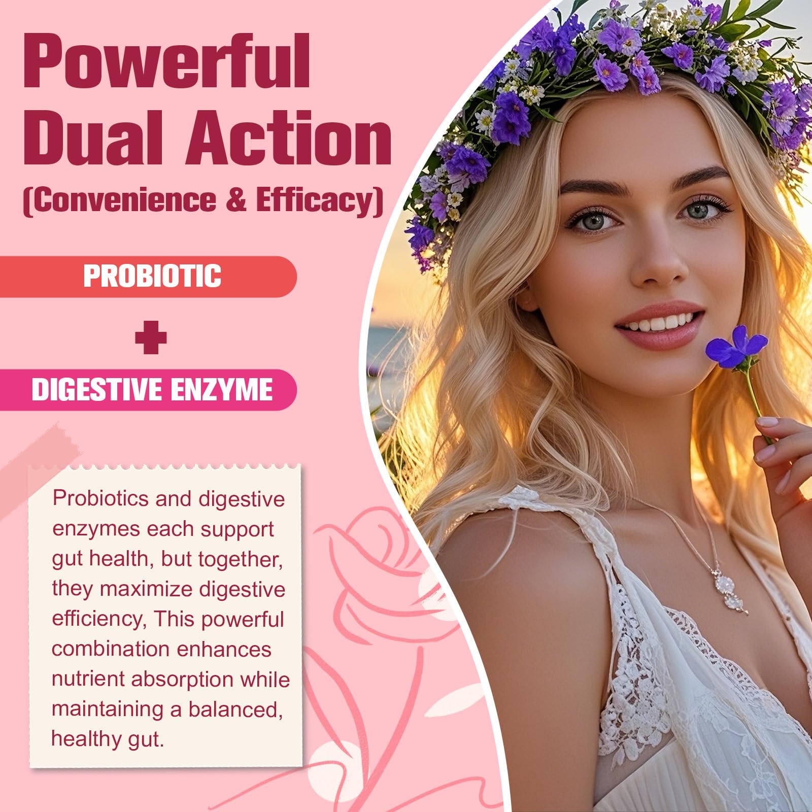 Totaria Probiotics for Women, 120 Billion Women Probiotic, with Akkermansia, Digestive Enzymes & Prebiotics, Cranberry, D-Mannose, for Gut, Vaginal, Urinary - OzHealthStandard