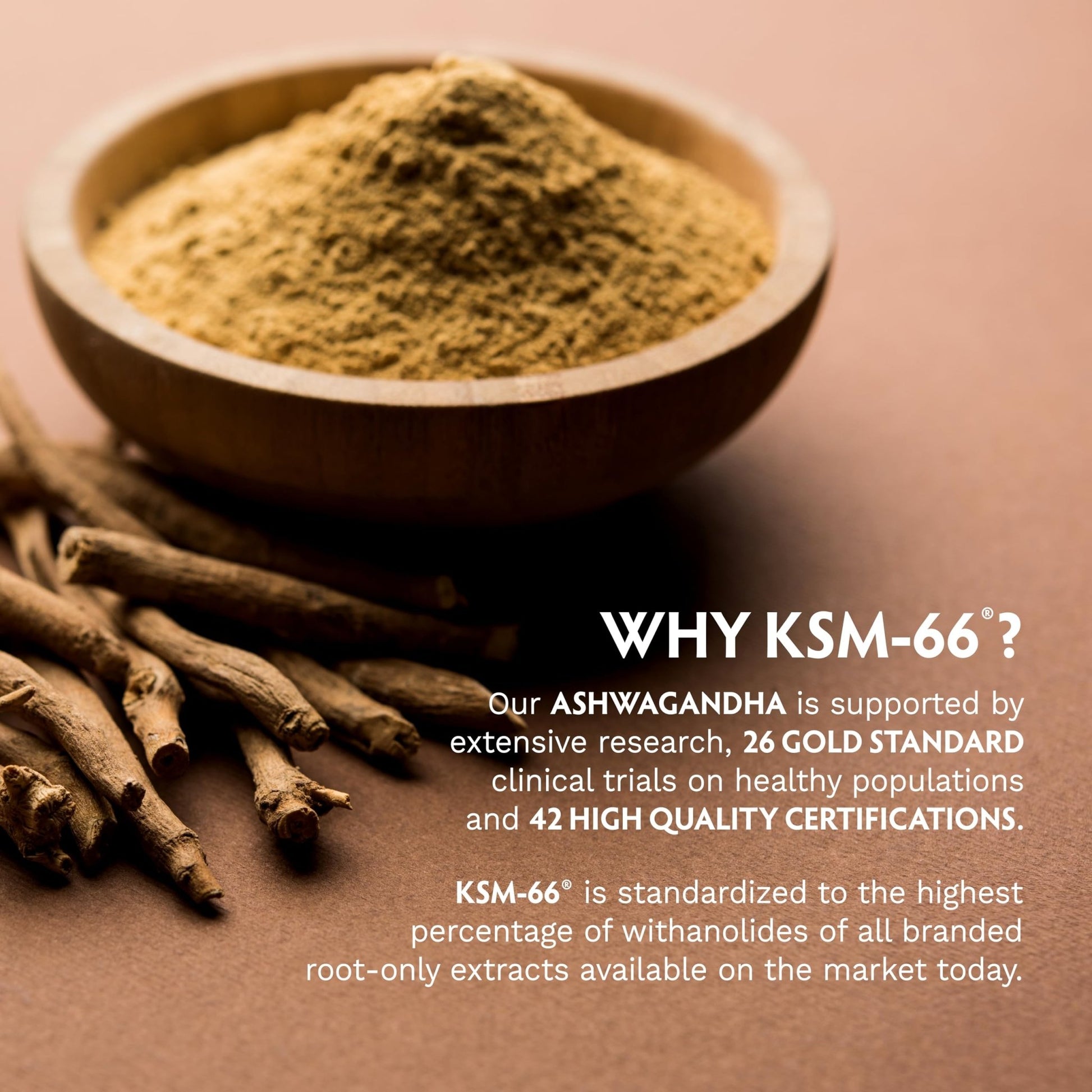 TRIBE ORGANICS Ashwagandha KSM 66 Pure Organic Root Powder Extract Ayurvedic Supplement - Focus, Mood Support, Increase Energy, Strength, 600mg of Natural KSM66 for Superior Absorption - 120 Capsules - OzHealthStandard