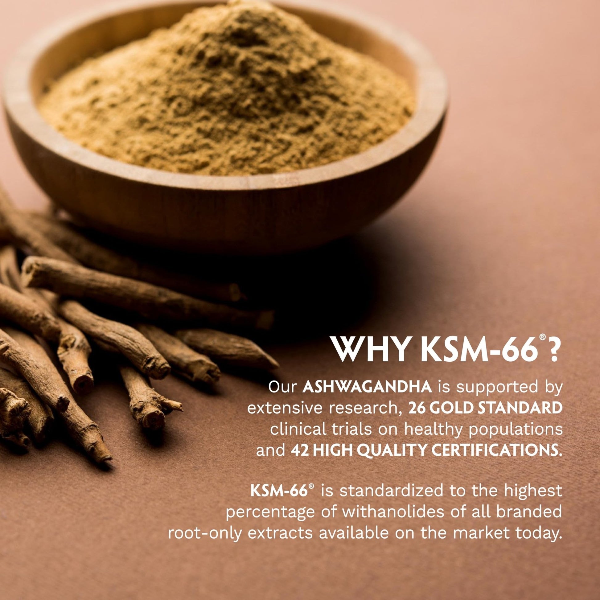 TRIBE ORGANICS Ashwagandha KSM 66 Pure Organic Root Powder Extract Ayurvedic Supplement - Focus Mood Support Increase Energy Strength 600mg of Natural KSM66 for Superior Absorption - 90 Capsules - OzHealthStandard