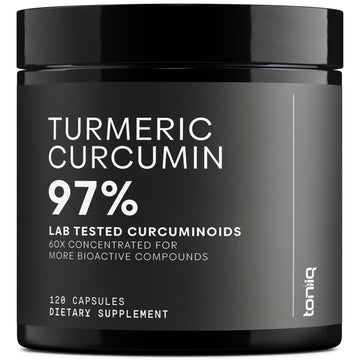 Turmeric Curcumin - Ultra High Potency 60:1 Extract with 97% Curcuminoids - 1200mg Per Serving - Black Pepper & MCT Oil for Enhanced Absorption - Third-Party Lab Tested - 120 Capsules - OzHealthStandard