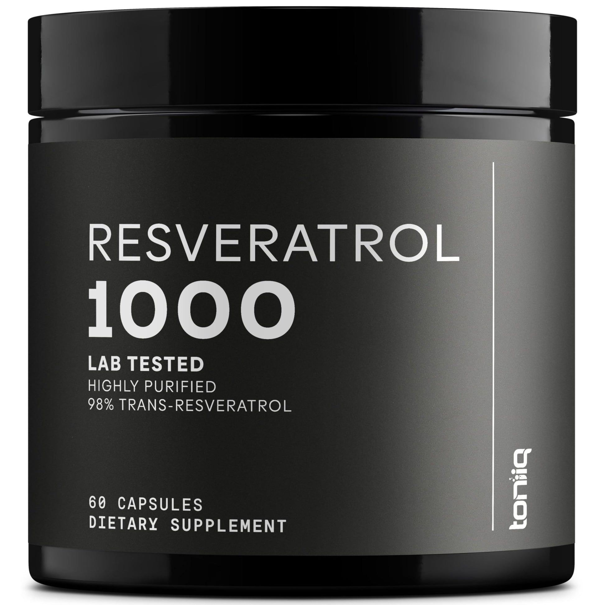Ultra High Potency Third-Party Tested Trans Resveratrol 1000mg - 98% Pure, Highly Purified and Bioavailable - Resveratrol Polygonum Root Extract - 60 Capsules - OzHealthStandard