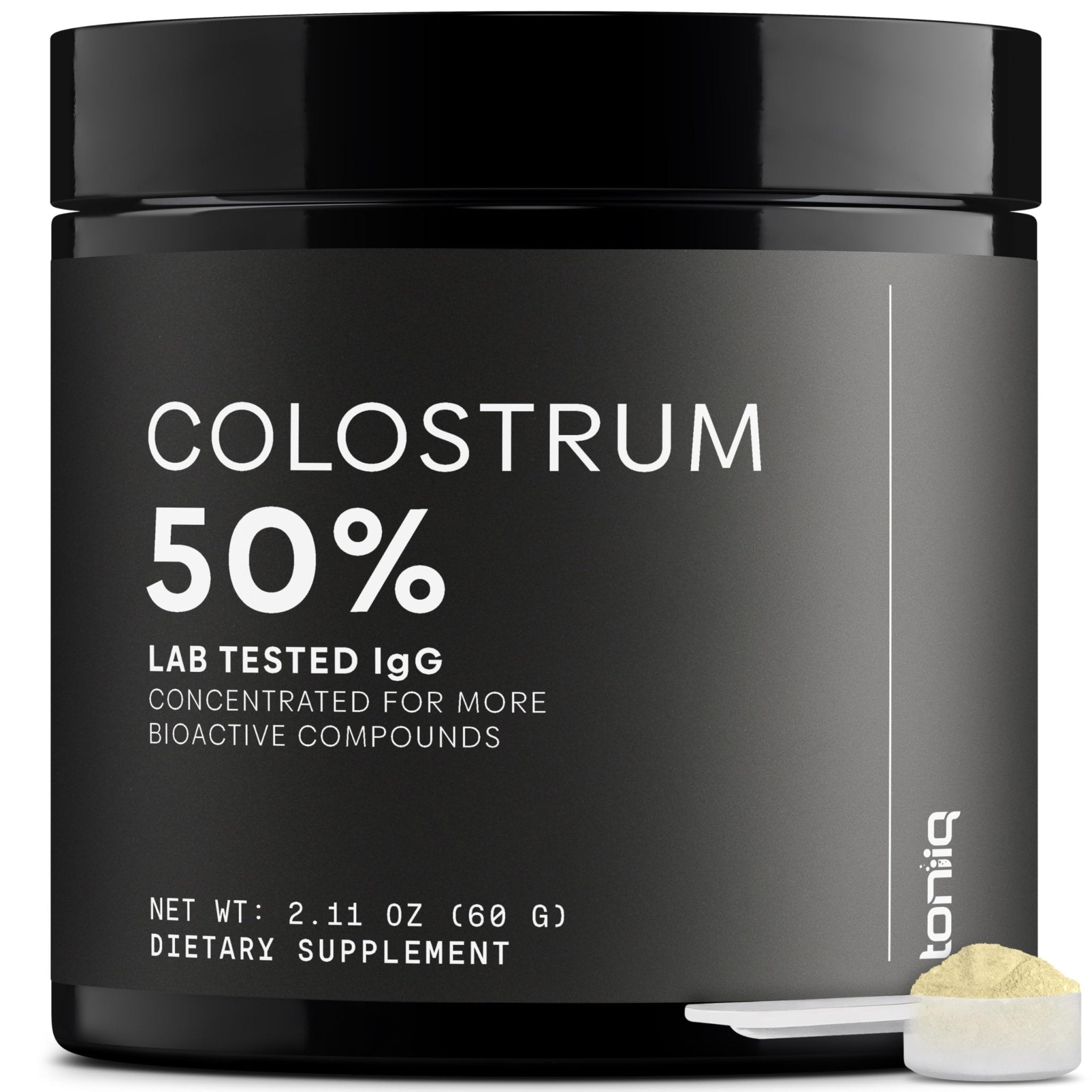 Ultra High Strength Bovine Colostrum Powder - 50% IgG - 2,000mg per Serving - Third Party Tested for Potency - Supports Immune, Gut, and Skin Health - 30 Servings -Premium Bovine Colostrum Supplement - OzHealthStandard