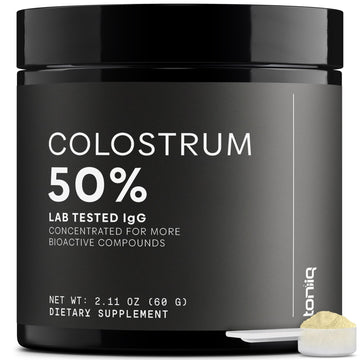 Ultra High Strength Bovine Colostrum Powder - 50% IgG - 2,000mg per Serving - Third Party Tested for Potency - Supports Immune, Gut, and Skin Health - 30 Servings -Premium Bovine Colostrum Supplement - OzHealthStandard