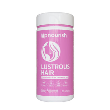UpNourish Hair Growth Vitamins for Women - Proven Hair Supplement with KERANAT, DHT Blocker PHYTOPIN, Biotin 5000 mcg & SOD, Hair Vitamins for Faster Hair Growth, Hair Loss & Thinning Hair - 90 ct - OzHealthStandard
