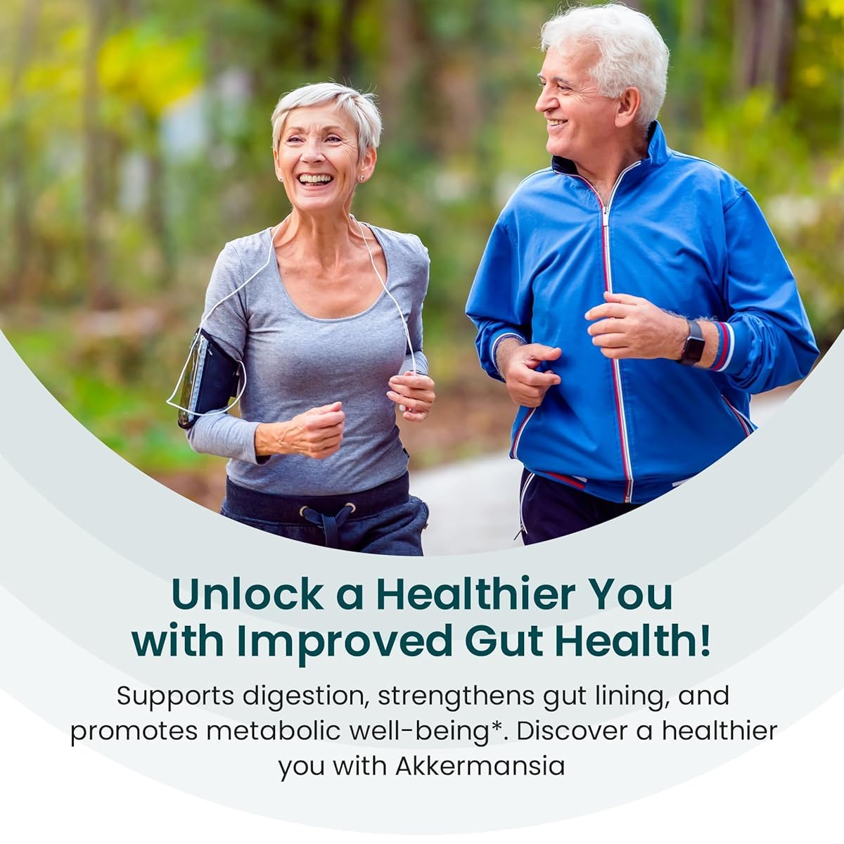 UpNourish Probiotics for GLP-1 Support, 5 Billion TFU Akkermansia Muciniphila for Digestive Health, Leaky Gut, Immunity and Metabolic Health, Prebiotics and Probiotics for Women and Men, 60 Capsules - OzHealthStandard