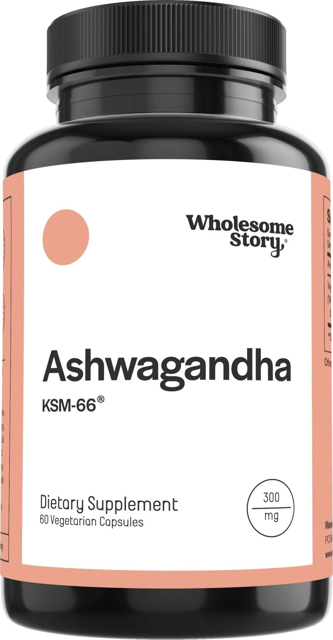 Vegan KSM 66 Ashwagandha Capsules| High Potency 5% Withanolides | Ashwagandha Root Extract Supplements | Ashwagandha 300mg | Stress Management & Well Being Support | 60 Ashwaganda Pills - OzHealthStandard