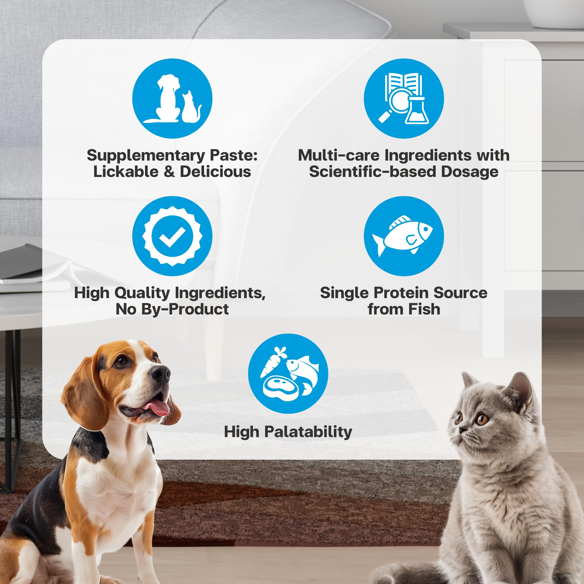 VFcare BIO Supplement for Cats & Dogs – Anti Diarrhea for Dogs, Gut Health Paste with Postbiotics, Prebiotics, FOS, L-137, Yeast Extract – Anti Diarrhea for Dogs, 30 Sachets - OzHealthStandard