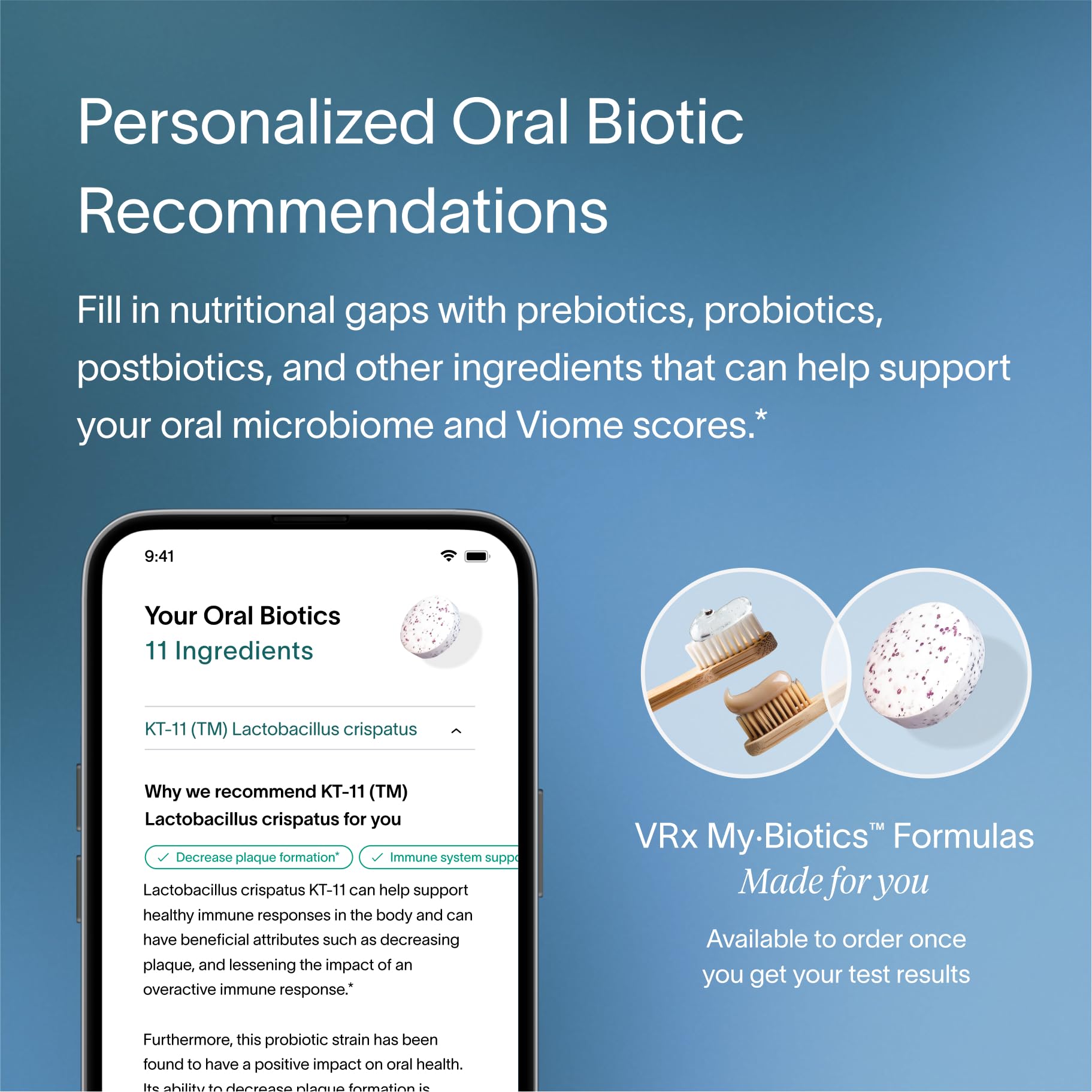 Viome at-Home Oral Microbiome Test Kit for Women & Men, in-Depth Saliva Analysis, 16 Health Scores, Oral Microbiome, Dental and Gum Health, Root Cause of Bad Breath, Detailed Analysis App Included - OzHealthStandard