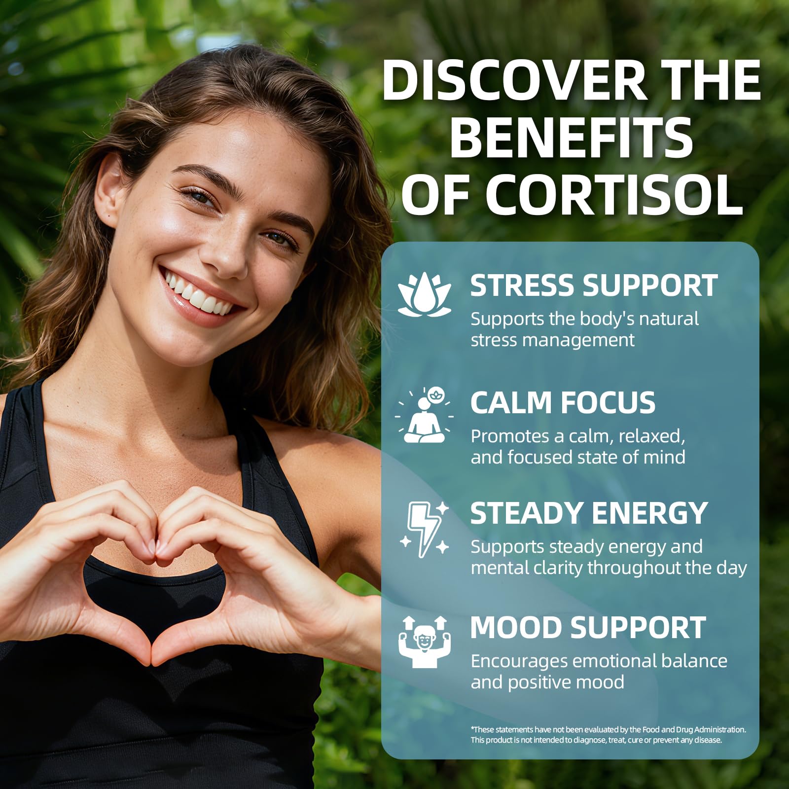 VitaHarbor Cortisol Supplement for Women and Men, 4-in-1 Cortisol Reducer with Magnesium Glycinate, Ashwagandha, Phosphatidylserine, L-Theanine, for Relaxation & Calm Support, 90 Veg Caps - OzHealthStandard