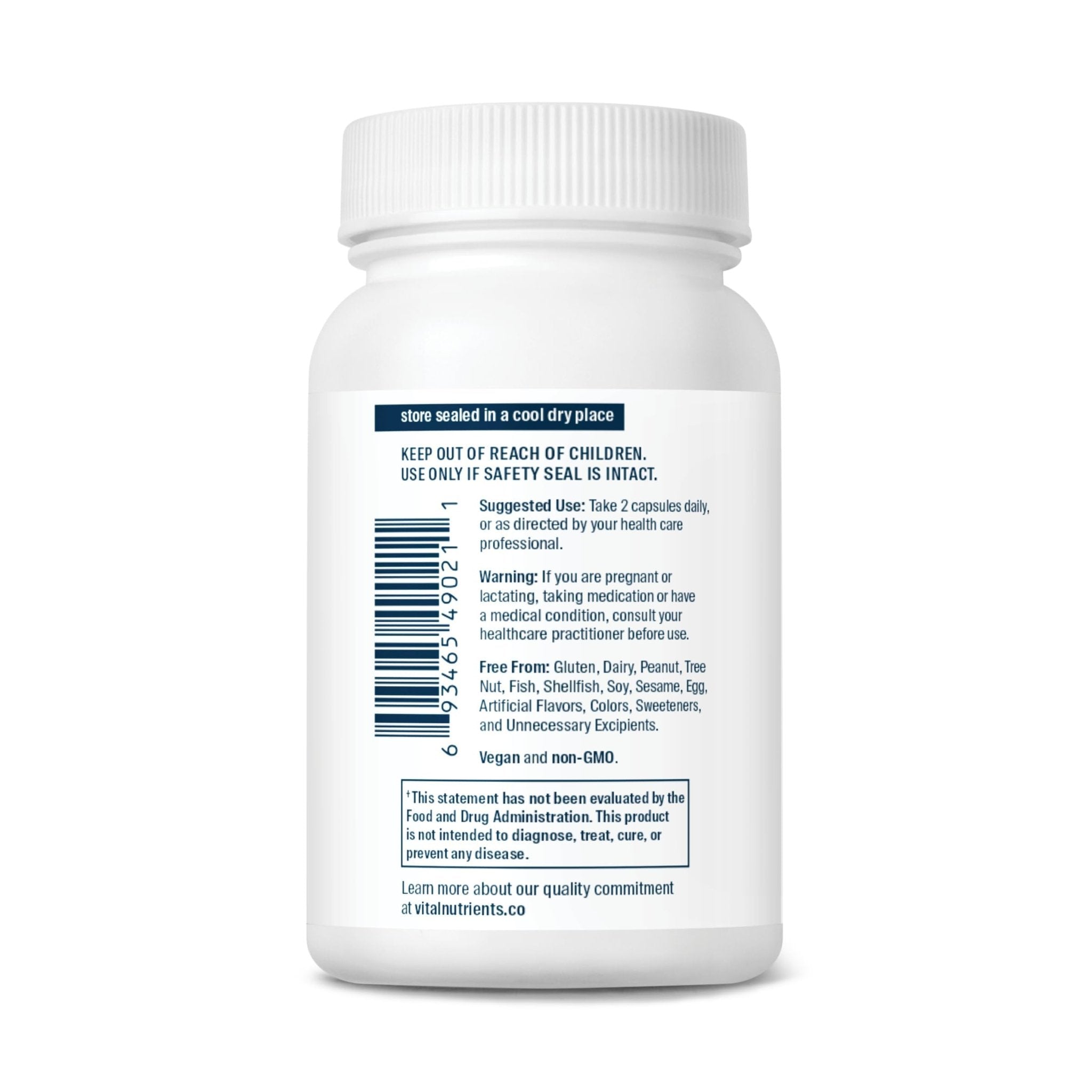 Vital Nutrients Cortisol Balance - Vegan Stress Relief Supplement - Cortisol Manager Supports Energy & Stress Levels - Ashwagandha & Magnesium for Relaxation - Gluten, Dairy, Soy Free - 30 Capsules - OzHealthStandard