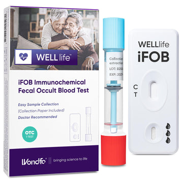 WELLlife iFOB Immunochemical Fecal Occult Blood Test, Colon Screening Test Kit Stool Test at Home Easy to Use, 1 Test Detect Hidden Blood in 10 Minutes FOB Test for Home - OzHealthStandard