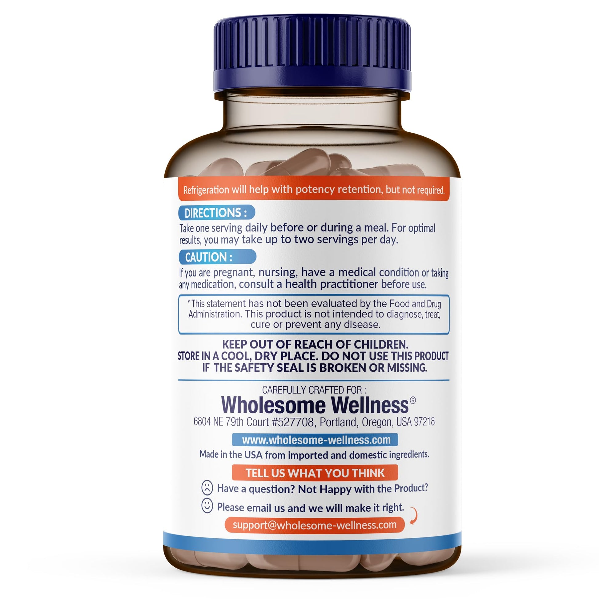 Wholesome Wellness Organic Raw Probiotics 100 Billion CFU, Dr Formulated for Women and Men, Complete Adult Supplement with Prebiotics - OzHealthStandard
